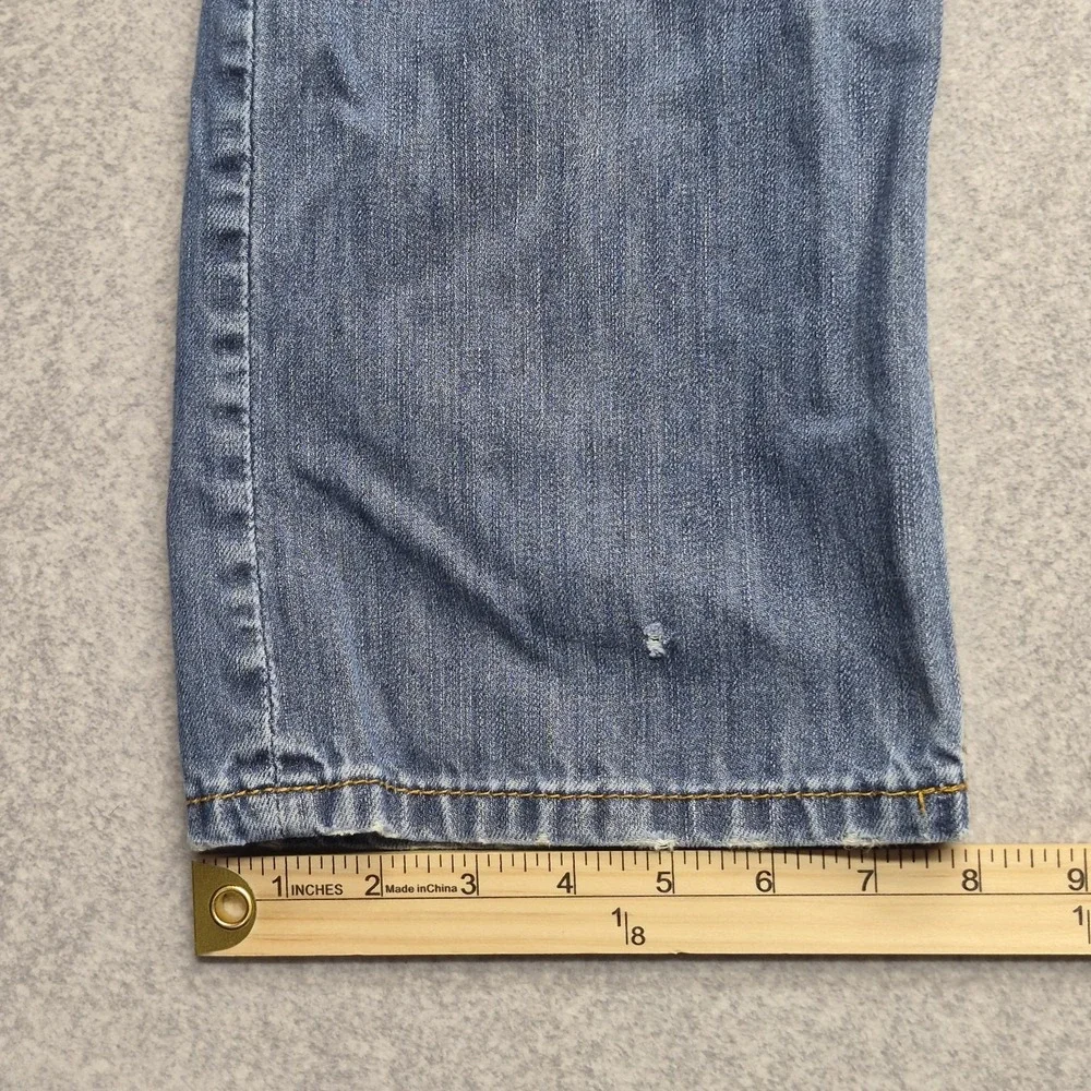 Vintage Billabong Jeans Mens 34 Blue Faded Baggy Wide Leg Denim Skater Pants Y2K